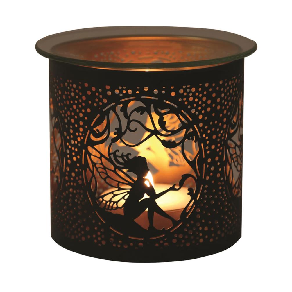 Aroma Black & Gold Fairy Jar Sleeve & Wax Melt Warmer £6.29